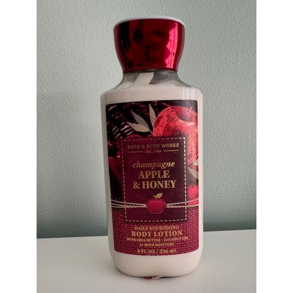 Bath & Body Works Champagne Apple & Honey Daily Nourishing Body Lotion 8oz- New - Picture 1 of 3